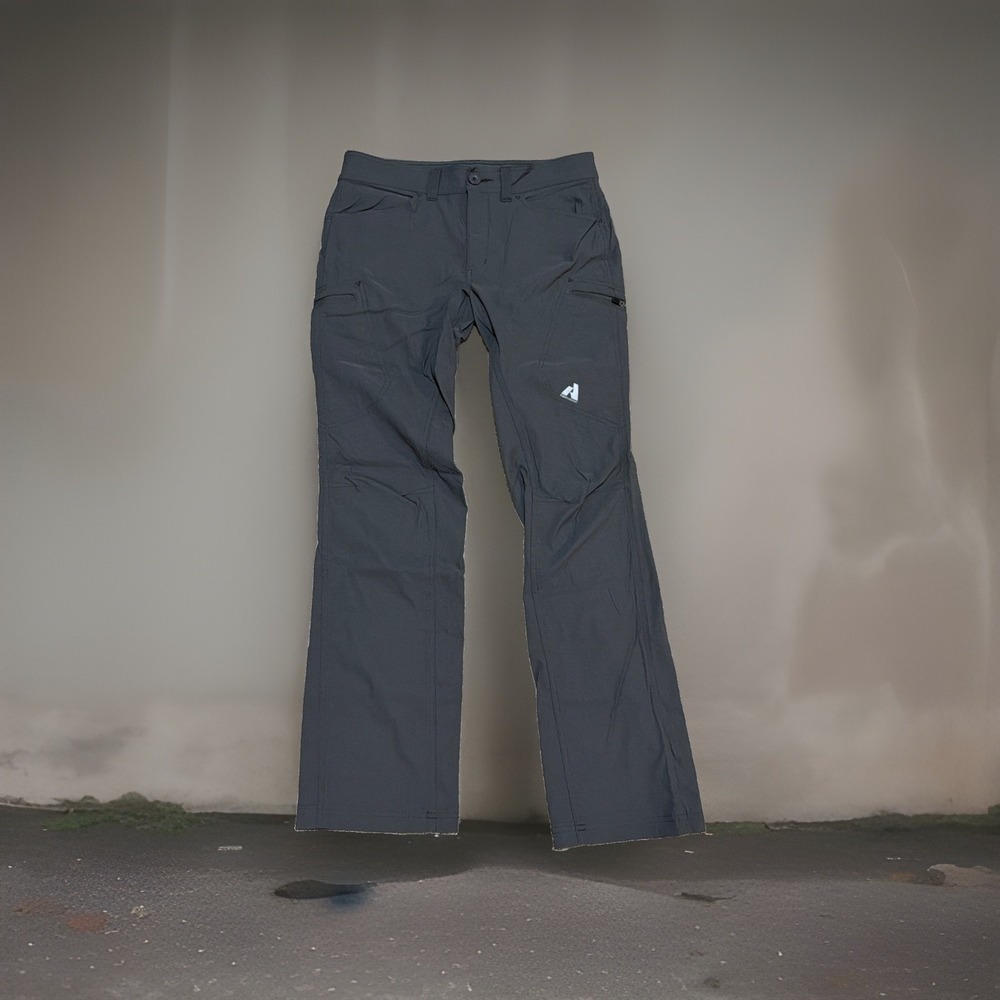 Eddie Bauer First Ascent Guide Pro Pants Men's 32x34 Gray Outdoor Performance